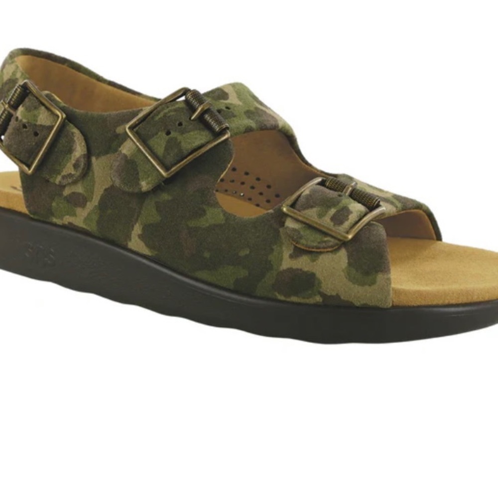 SAS Bravo Camo Sandals Size 11.5